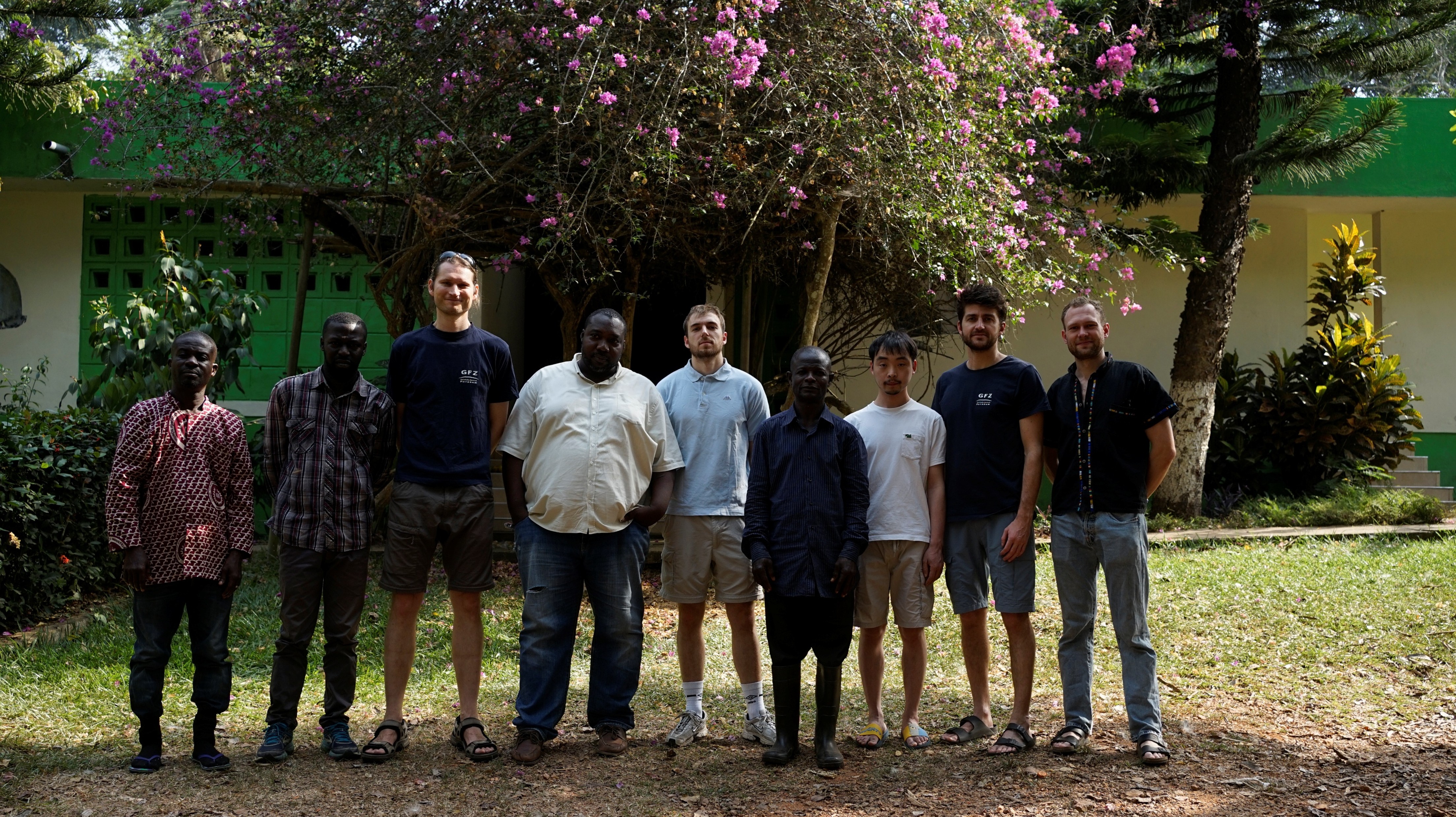 field campaign sites in Ghana
