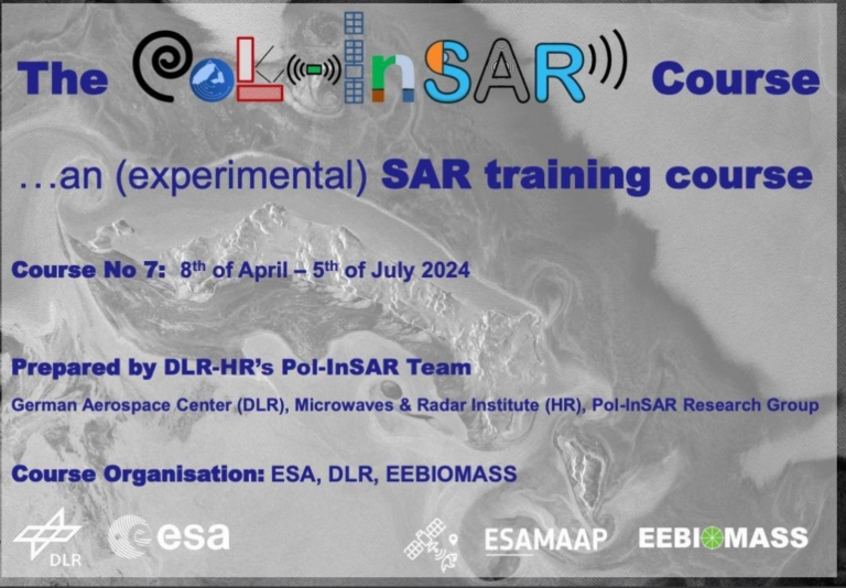 The new PolinSAR course is now open for registration!